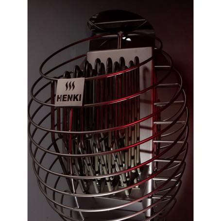 Электрическая печь для бани и сауны Henki Nest Black, черная, 10 кВт