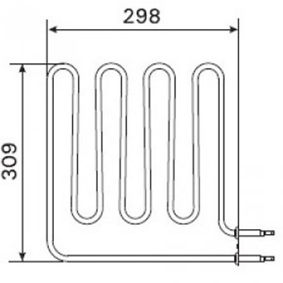 ТЭН Harvia ZSB-226 2000 Вт/230 В