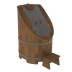 Фитобочка BentWood со стеклом "Сращенная" цвет Орех