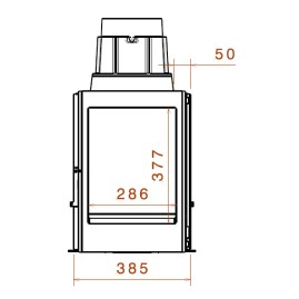 Каминная топка LCI 7 G4 (Liseo Castiron)