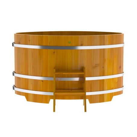 Купель Овальная Bentwood из натуральной лиственницы Рустик 1,02 х 1,68 х 1,0 м