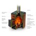 Дровяная печь ТЕРМОФОР ОСА Carbon ДА КТК терракота