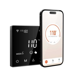 Пульт управления сауной Henki M1, черный, Wi-Fi, 15 кВт