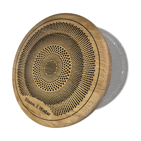 Влагостойкий динамик Steamtec TOLO-Music с дубовой сеткой SW Wood AMG (круг)