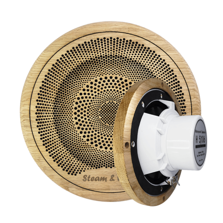Влагостойкий динамик Steamtec TOLO-Music с дубовой сеткой SW Wood AMG (круг)