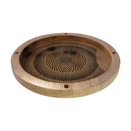 Влагостойкий динамик Steamtec TOLO-Music с дубовой сеткой SW Wood AMG (круг)