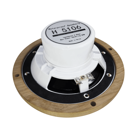 Влагостойкий динамик Steamtec TOLO-Music с дубовой сеткой SW Wood AMG (круг)