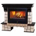 Электрокамин RealFlame Stone 26 AO с очагом 3D Novara