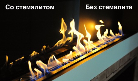 Биокамин Sirius 1200 Long со стемалитом (ZeFire)