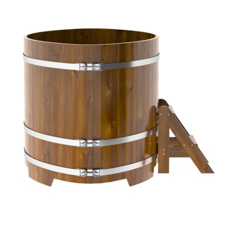 Купель Овальная Bentwood из морёной лиственницы Рустик 1,15 х 1,83 х 1,1 м