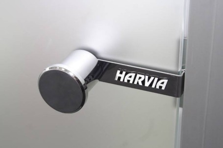 Стеклянная дверь для сауны Harvia STG 90x210, стекло прозрачное, коробка ольха