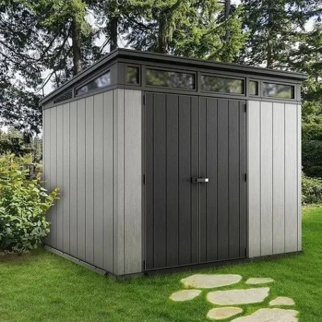 Пластиковый сарай Keter Artisan 9x7 серый