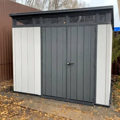 Пластиковый сарай Keter Artisan 9x7 серый