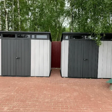 Пластиковый сарай Keter Artisan 9x7 серый