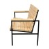 Скамья со спинкой BentWood Лофт кедр/лофт
