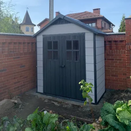 Пластиковый сарай Keter Oakland 754 серый