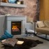 Электрокамин RealFlame Selena STD GR платиновый с очагом Olympic