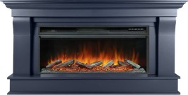 Каминокомплект Monaco 42 (Разборный) -  Серый графит с очагом Vision 42 LOG LED