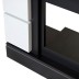 Портал каминный из МДФ линейный RealFlame Denver 50 черный матовый, чёрный, под очаг Saphir 50