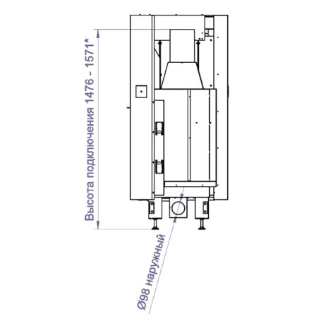 Каминная топка CF 460G (Stav)