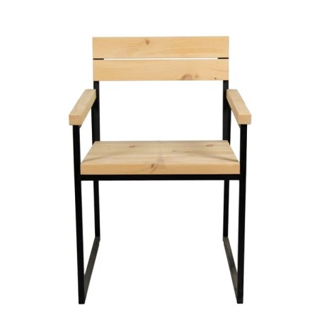 Кресло BentWood Лофт 1 кедр/черный