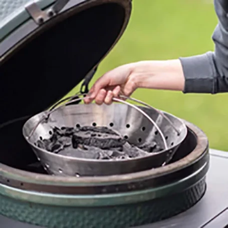 Стальная чаша для угля для гриля Big Green Egg MiniMax