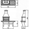 Барбекю Montsegria, стол реверсивный (Argemi)