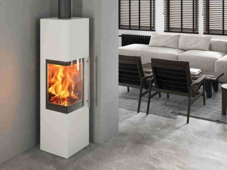 Печь EMBER Стеван 700 XL white