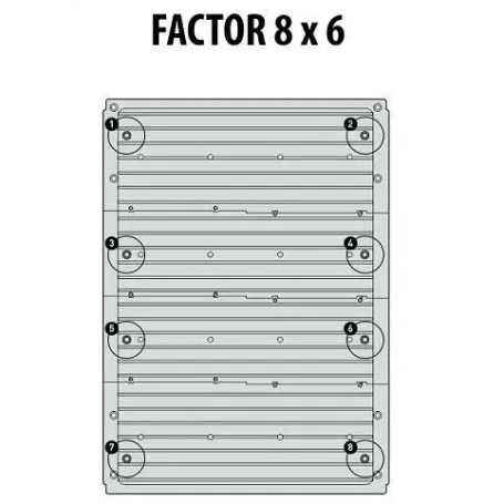 Пластиковый сарай Keter Factor 8*6 бежевый