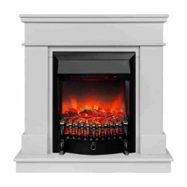 Электрокамин RealFlame Selena STD GR платиновый с очагом Fobos Lux Black RC