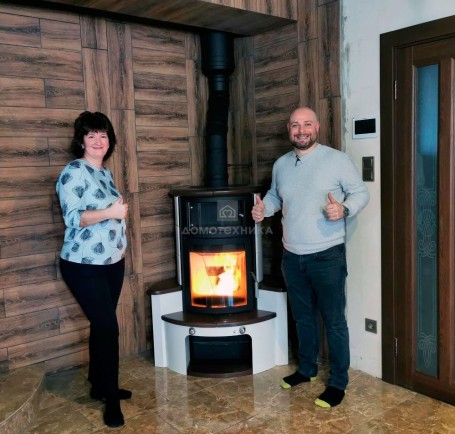 Печь 63 GT ECOplus, limone 630, черная рамка (Hark)