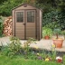 Пластиковый сарай Keter Scala 6*8 коричневый