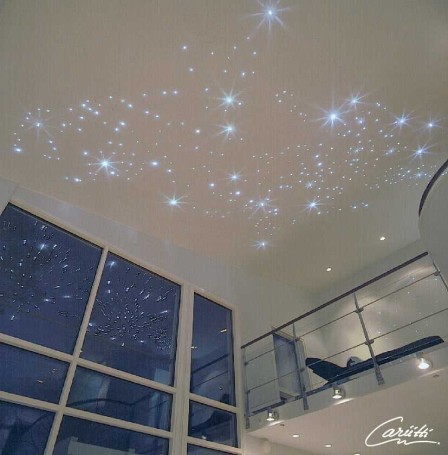 Комплект Звездное небо Cariitti VPL30CT-Crystal Star, золото, синее мерцание, 118 точек