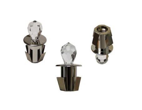 Комплект Звездное небо Cariitti VPL30CT-Crystal Star, золото, синее мерцание, 118 точек