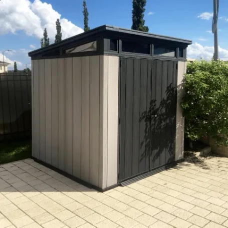 Пластиковый сарай Keter Artisan 7x7 серый
