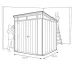 Пластиковый сарай Keter Artisan 7x7 серый