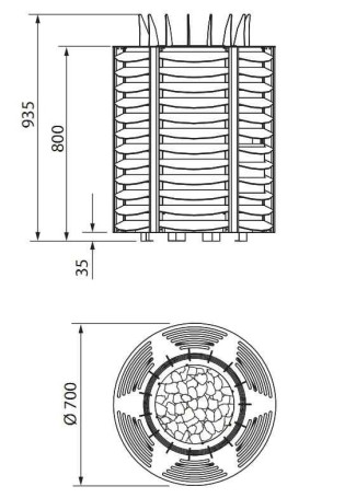 Печь EOS Shark 21 kW