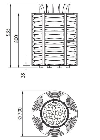 Печь EOS Shark 21 kW