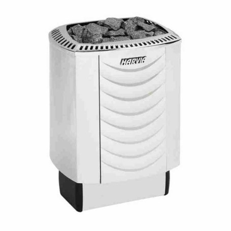 Электрическая печь Harvia Sound M80E Steel, без пульта