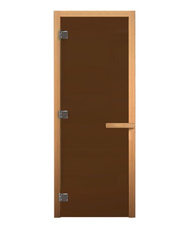ДС Бронза Матовая 180х70 (8мм, 3 петли 716 GB) (ХВОЯ)