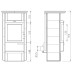 Печь 17 NH GT ECOplus, deco-cotto/sahara 239, рамка хром (Hark)