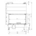 Каминная топка ARCHI 81/51 BI-VISION DROIT (Richard Le Droff)
