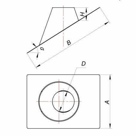 Кровельный элемент 20°-32° VBR D200/300, AISI 439 (Вулкан)