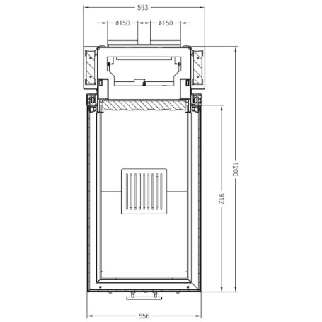 Облицовка SAN PIETROBURGO + топка SF 56 3D L (Palazzetti)