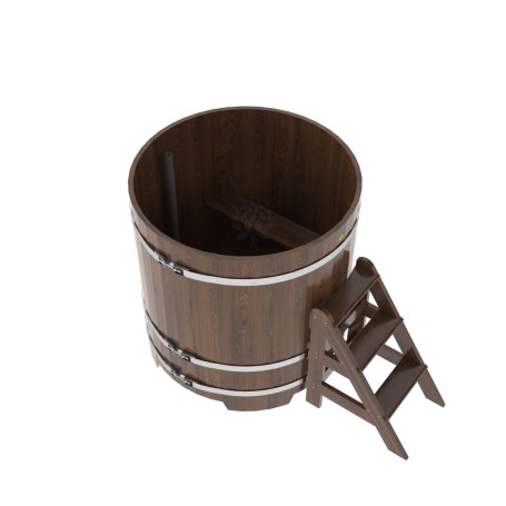 Купель Круглая Bentwood из морёного дуба 1,17 х 1,17 х 1,2 м