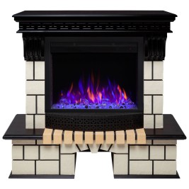 Электрокамин RealFlame Stone AO античный дуб античный дуб с очагом Saphir 25,5