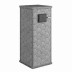 Стена из слэба талькомагнезита Talc Stone wall 37 с гравировкой