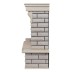Электрокамин RealFlame Country 33/33W WT с очагом Epsilon 33