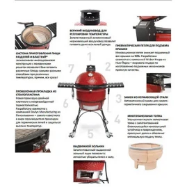 Керамический гриль Kamado Joe Classic II