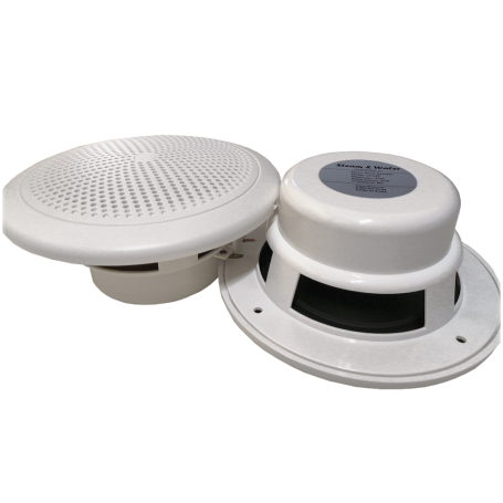 Комплект акустической системы встраиваемый SW 1 White ECO Wood, двойной Овал (две колонки)